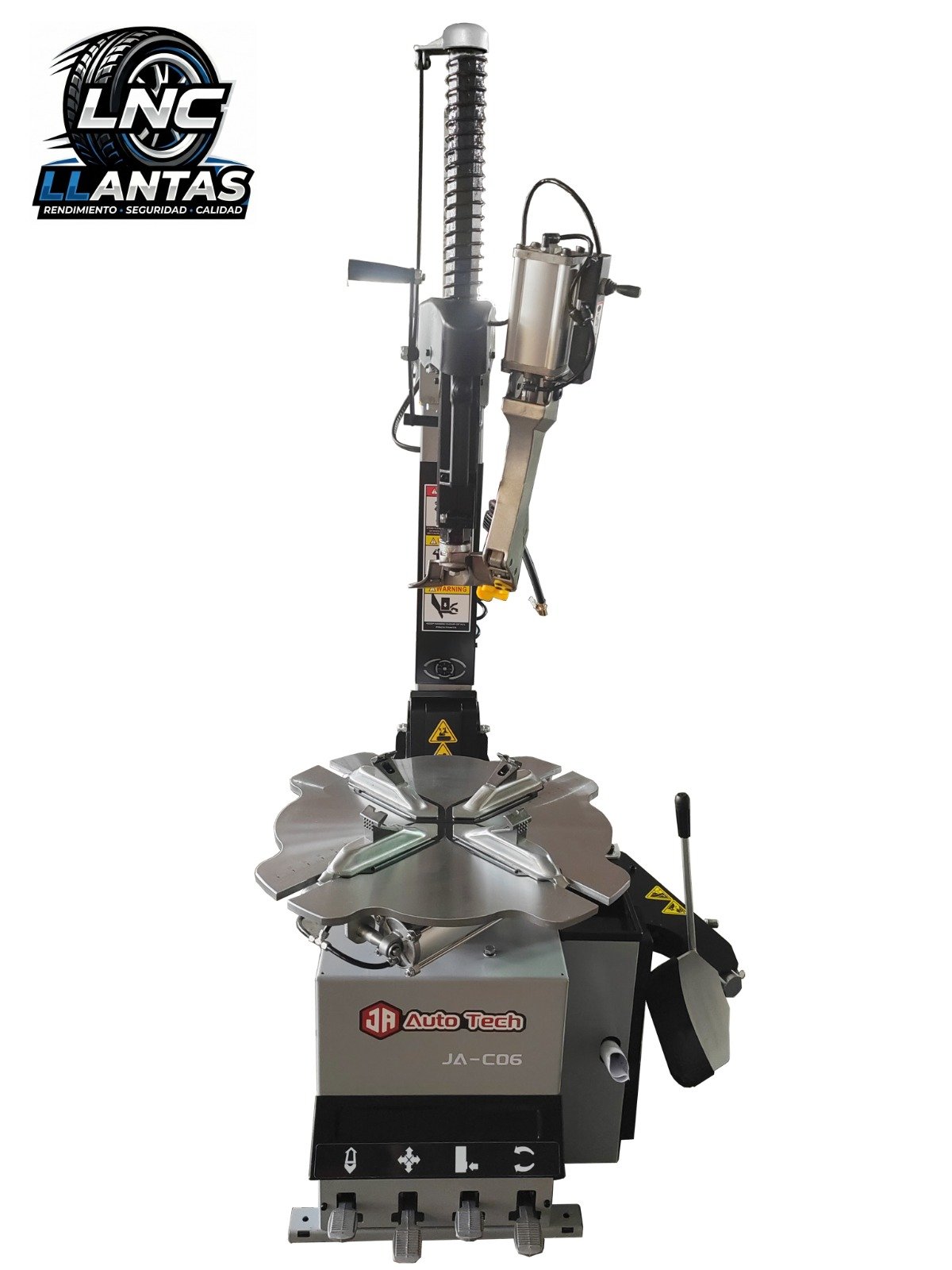 DESENLLANTADORA AUTOMÁTICA JA-C06 CON SISTEMA LEVERLESS DE 4 PEDALES CON COLUMNA RECLINABLE