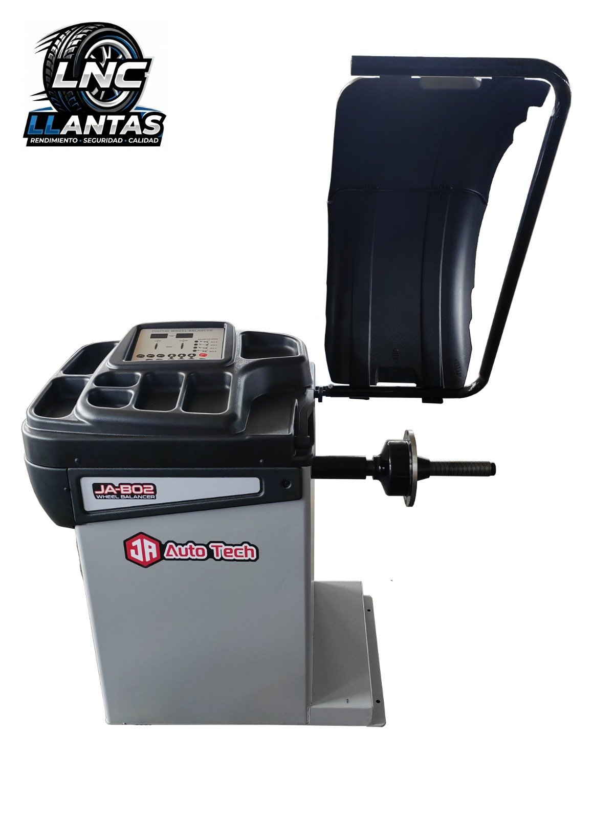 BALANCEADORA DE RUEDAS JA-B02 INCLUYE LÁSER E ILUMINACIÓN